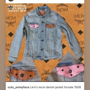 Custom Levi’s mcm denim jacket